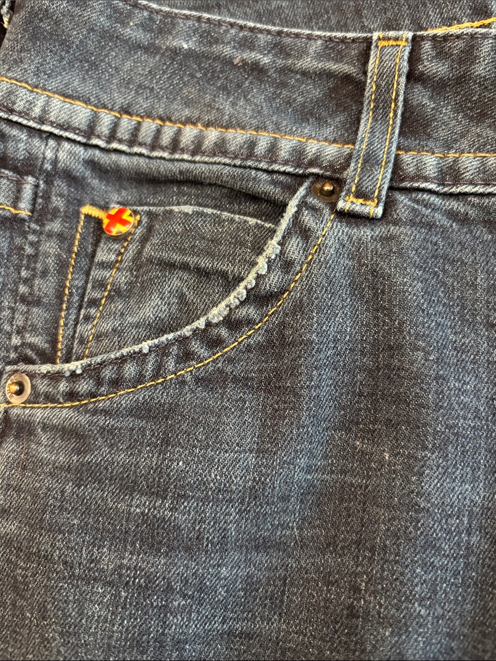 Hudson Low Rise Boot Cut Blue Jean Size 26 Style W170DHK - Picture 7 of 9